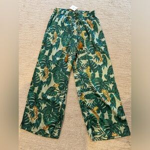 Jungle print pant